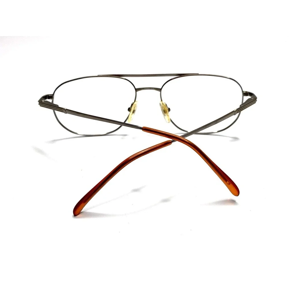 Chesterfield Gunmetal Silver Aviator Glasses 352T 1WK 57 18 145